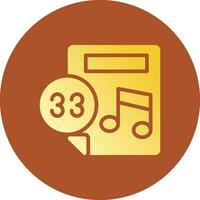 Music Score Creative Icon Design vector