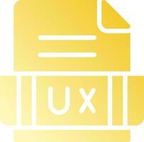 Ux Format Creative Icon Design vector