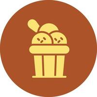 Ice Cream Creative Icon Design vector