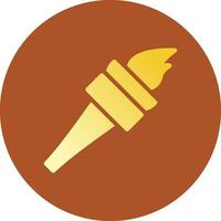 Torch Creative Icon Design vector