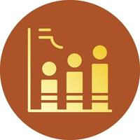 Histogram Creative Icon Design vector