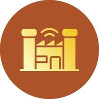 Smart Factory Creative Icon Design vector