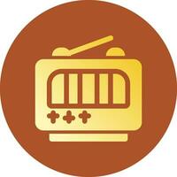 Radio Creative Icon Design vector