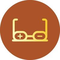 Medical Glasses Creative Icon Design vector