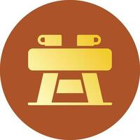 Coffee Table Creative Icon Design vector