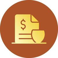 Documentation Fee Creative Icon Design vector