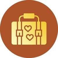 Suitcase Creative Icon Design vector