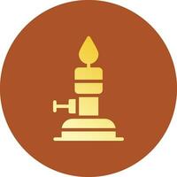 Bunsen Burner Creative Icon Design vector