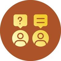 Discussion Creative Icon Design vector