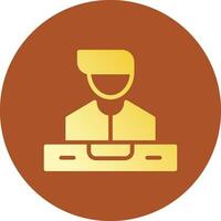 DJ Creative Icon Design vector