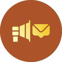 Email Direct Marketing Creative Icon Design vector