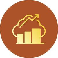 Financial Data Creative Icon Design vector