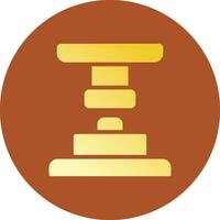 Press Machine Creative Icon Design vector