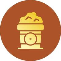 Popcorn Creative Icon Design vector
