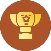 Trophy Creative Icon Design vector