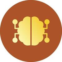 Neurons Circuit Creative Icon Design vector