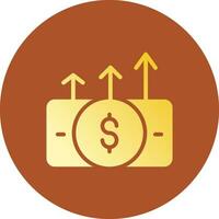 Budget Spending Creative Icon Design vector