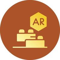 Ar Building Blocks Creative Icon Design vector