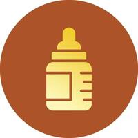 Feeding Bottle Creative Icon Design vector