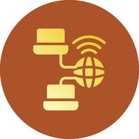 Internet Of Things Creative Icon Design vector