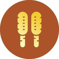 Corn Dog Creative Icon Design vector