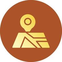 Map Creative Icon Design vector