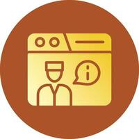 Expert Help Creative Icon Design vector