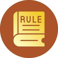 Rule Creative Icon Design vector