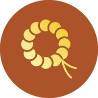 Rosary Creative Icon Design vector