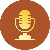 Microphone Creative Icon Design vector