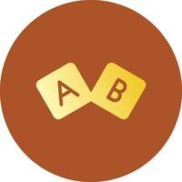 Abc Block Creative Icon Design vector