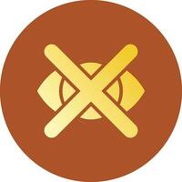 Close Eyes Creative Icon Design vector