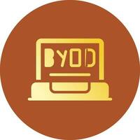 BYOD Tour Creative Icon Design vector