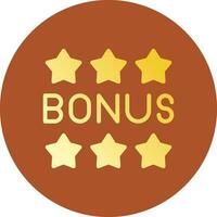 Bonus Creative Icon Design vector