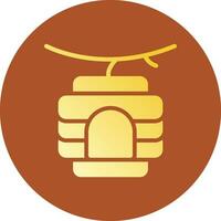 Bee Hive Creative Icon Design vector