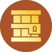 Jail Creative Icon Design vector