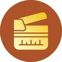 Clapperboard Creative Icon Design vector
