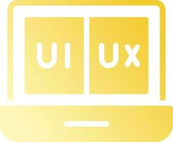 Ui Ux Creative Icon Design vector