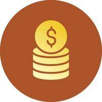 Coins Creative Icon Design vector