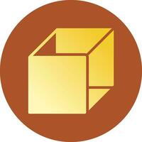 3d Cube Creative Icon Design vector