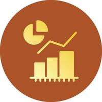 Statistical Analysis Creative Icon Design vector