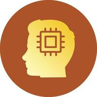 Human Processor Creative Icon Design vector