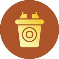 Waste Creative Icon Design vector