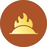 Incineration Creative Icon Design vector