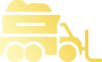 Snowplow Creative Icon Design vector