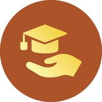 Scholarship Creative Icon Design vector
