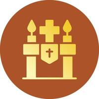 Altar Creative Icon Design vector