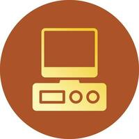 Computer Creative Icon Design vector