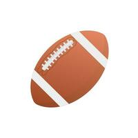 American football ball, great design for any purposes. Vector illustration flat design. Cartoon vector illustration.