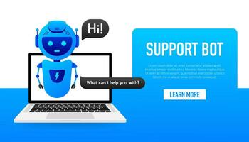 Chatbot icon concept, chat bot or chatterbot. Robot Virtual Assistance Of Website Or Mobile Applications. Vector illustration